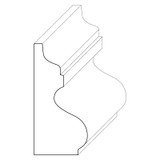 5485 Wood Panel Mold & Base Cap 13/16 x 1-11/16