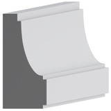 8273 Wood Panel Mold & Base Cap 1-1/2 x 3-1/4