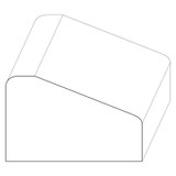 8097 Wood Plinth Block 1 x 1-5/8