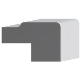 8296 Wood Panel Mold & Base Cap 2 x 3