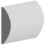 9501 Wood Panel Mold & Base Cap 3/8 x 1-1/2