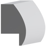9519 Wood Panel Mold & Base Cap 1 x 1-3/4
