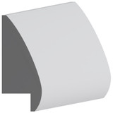 9520 Wood Panel Mold & Base Cap 1 x 2-1/2