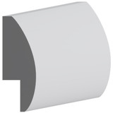 9523 Wood Panel Mold & Base Cap 1/2 x 1-1/2