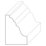 5206 Wood Panel Mold & Base Cap 15/16 x 1-1/4