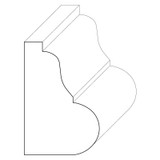 5273 Wood Panel Mold & Base Cap 1-1/8 x 1-3/4