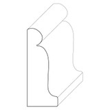 5420 Wood Panel Mold & Base Cap 11/16 x 1-3/4