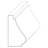 5601 Wood Panel Mold & Base Cap 11/16 x 1-1/4