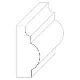 5642 Wood Panel Mold & Base Cap 9/16 x 1-1/4