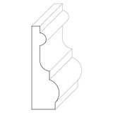 5677 Wood Panel Mold & Base Cap 11/16 x 2-1/8