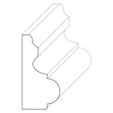 5707 Wood Panel Mold & Base Cap 11/16 x 1-3/8