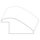 9518 Wood Transition Mold 1 x 2