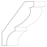3257 Wood Crown 13/16 x 3-3/4
