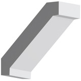 3284 Wood Crown 13/16 x 4-3/8
