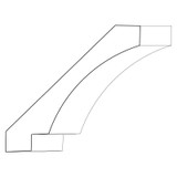 3319 Wood Crown 13/16 x 4-3/4
