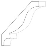13031 MDF Crown 1" x 6-15/16" x 16'