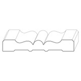 1504 Wood Casing 13/16 x 5-1/4