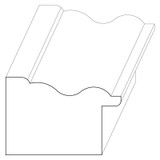 7132 Wood Backband 13/16 x 1-3/16