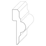 4039 Wood Chair Rail 15/16 x 2-1/2