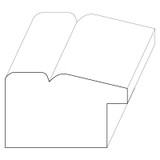 7082 Wood Backband 15/16 x 1-1/2