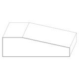 8501 Wood Plinth Block 15/16 x 3-1/4