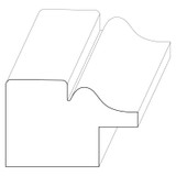 7109 Wood Backband 15/16 x 1-3/8