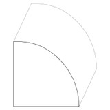 5012 Wood Round 1-1/4 x 1-1/4