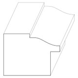 7111 Wood Backband 1 x 1-3/8
