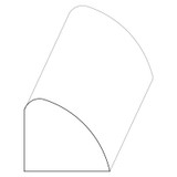 5058 Wood Round 9/16 x 11/16