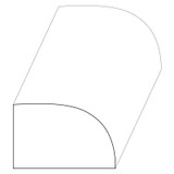 5101 Wood Casing 1/2 x 3/4