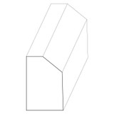 5102 Wood Shoe 1/2 x 3/4