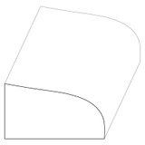 5114 Wood Casing 1/2 x 15/16