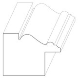 7115 Wood Backband 1 x 1-3/8