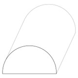 5209 Wood Round 1/2 x 1