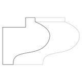 5295 Wood Crown 1-1/4 x 1-1/4