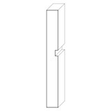 8372 Wood Base 1 x 8-1/2