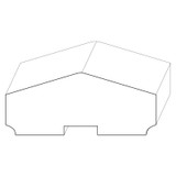 6812 Wood Handrail 1-1/2 x 3-1/2