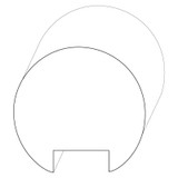 6815 Wood Round 2-1/4 x 2-3/8