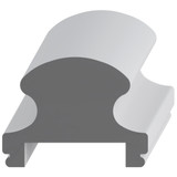 6841 Wood Handrail 2-1/4 x 3