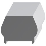 6846 Wood Handrail 2-3/4 x 3-5/8
