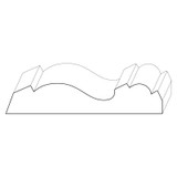 8045 Wood Miscellaneous 1-1/8 x 5-3/4