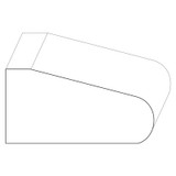 8063 Wood Nosing 1-1/2 x 3