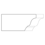8068 Wood Crown 1-3/4 x 3-3/4