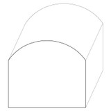 8095 Wood Round 1-5/16 x 1-1/2