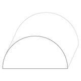 8124 Wood Round 1 x 2