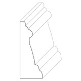 5437 Wood Panel Mold & Base Cap 11/16 x 1-3/4
