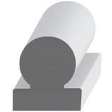 8148 Wood Round 1-1/8 x 1