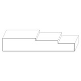 8155 Wood Casing 1-1/8 x 6-1/2