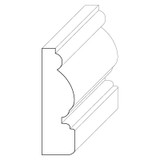 5613 Wood Panel Mold & Base Cap 7/16 x 1-7/16