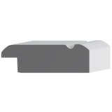 8144 Wood Panel Mold & Base Cap 1-1/8 x 3-1/2